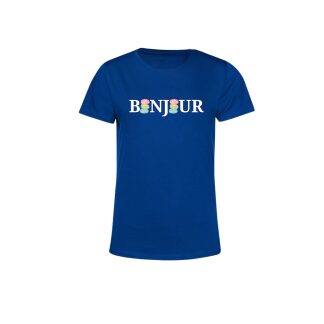 Bonjour Dames T-shirt Royal